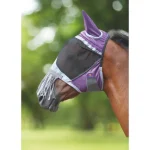 Shires vliegenmasker Deluxe met neus franjes 6675